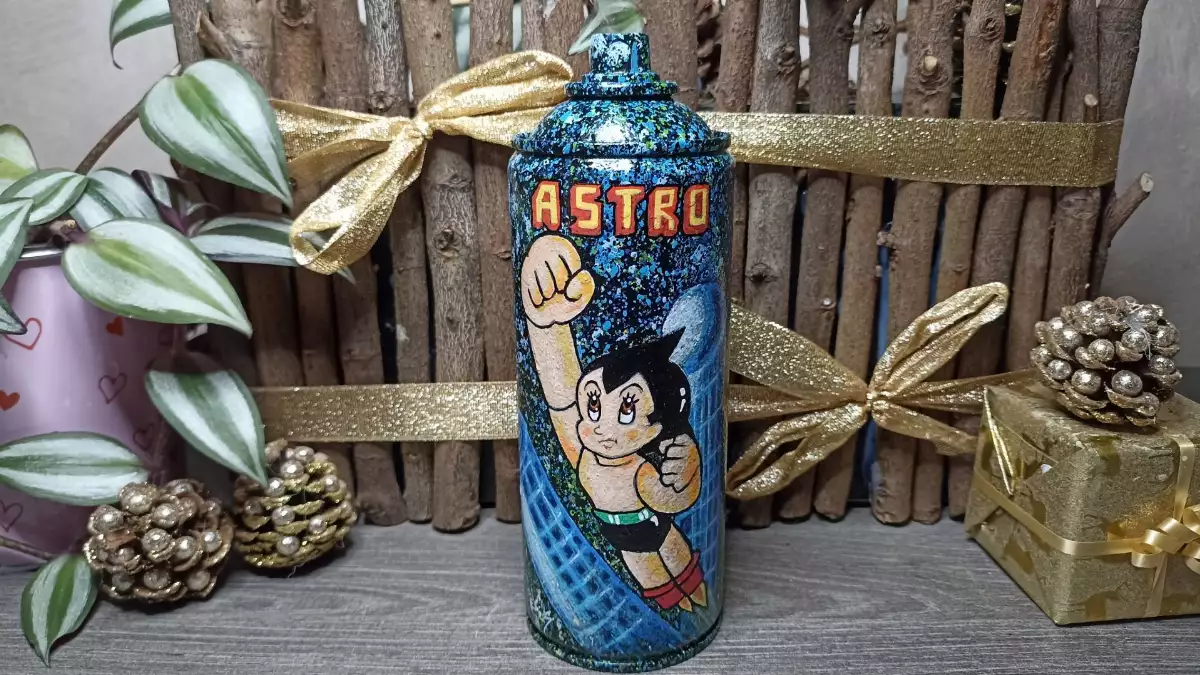 Aérosol recyclé Astro Boy