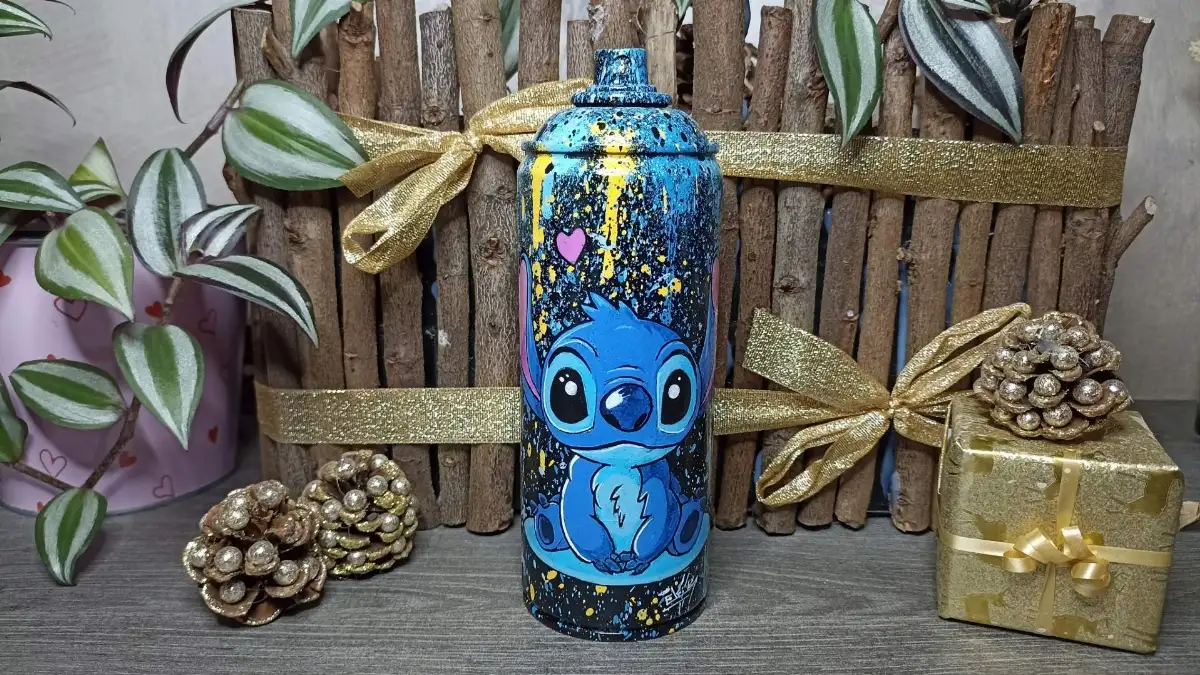 Aérosol recyclé Stitch