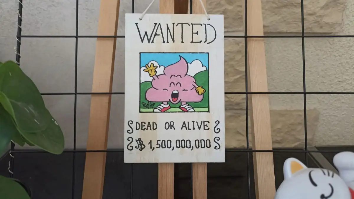 Affiche Wanted Le caca Dr Slump