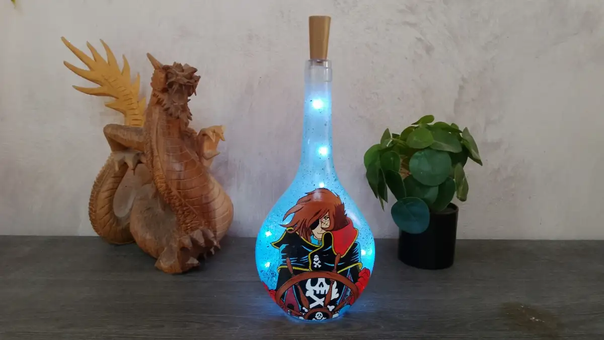 Bouteille Lumineuse “Albator – Animé Collection”