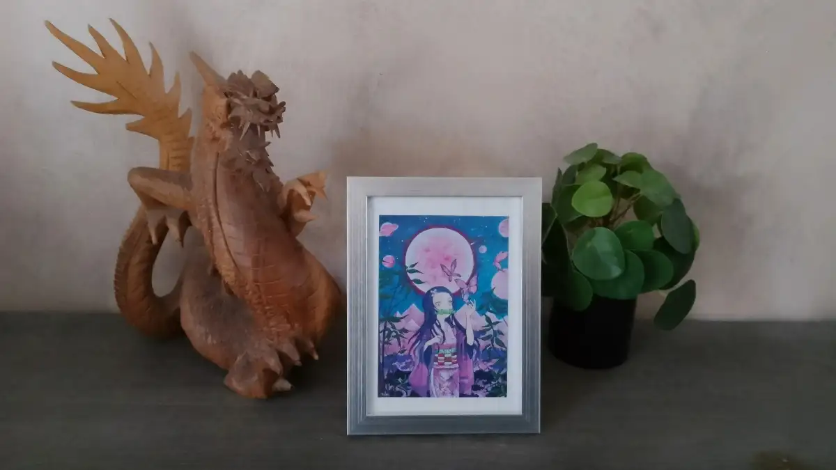 Tirages d’Art Encadrés Édition Limitée 15×18 cm - Nezuko