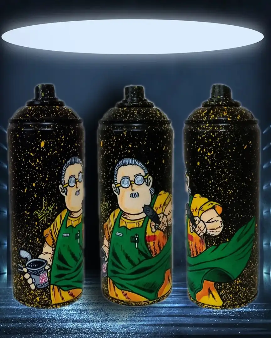 Aérosol recyclé Sakamoto - Exemplaire unique