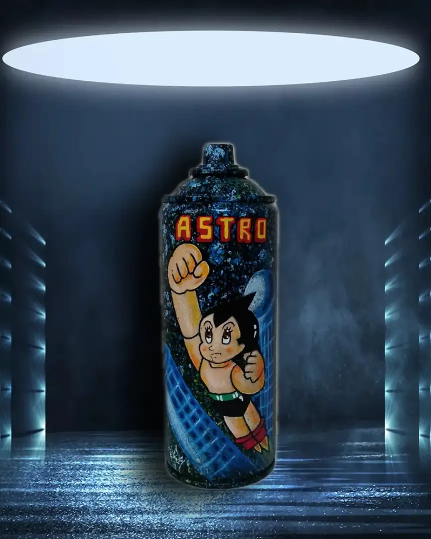 Aérosol recyclé Astro Boy - Exemplaire unique