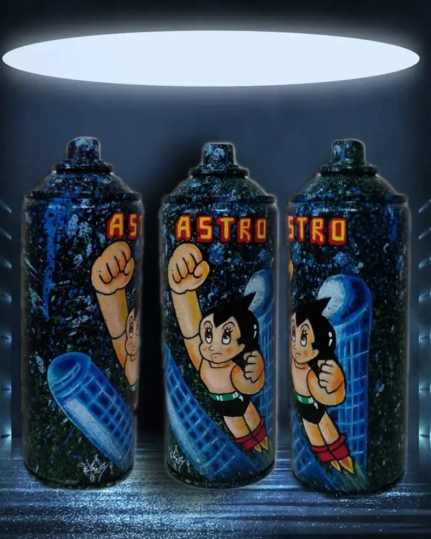 Aérosol recyclé Astro Boy - Exemplaire unique