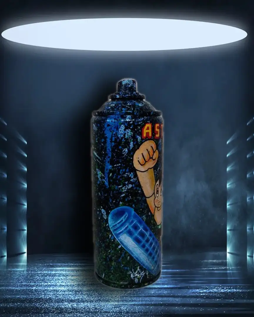 Aérosol recyclé Astro Boy - Exemplaire unique