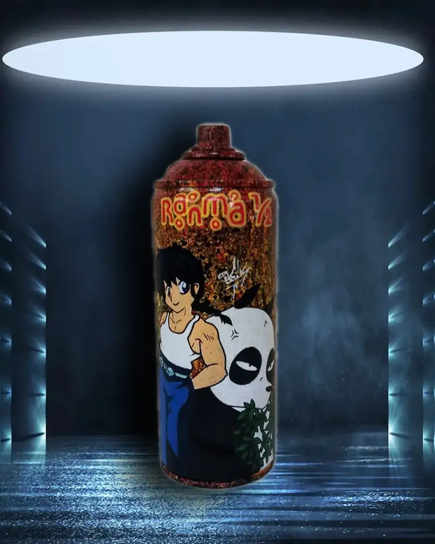 Aérosol recyclé Ranma ½ - Exemplaire unique