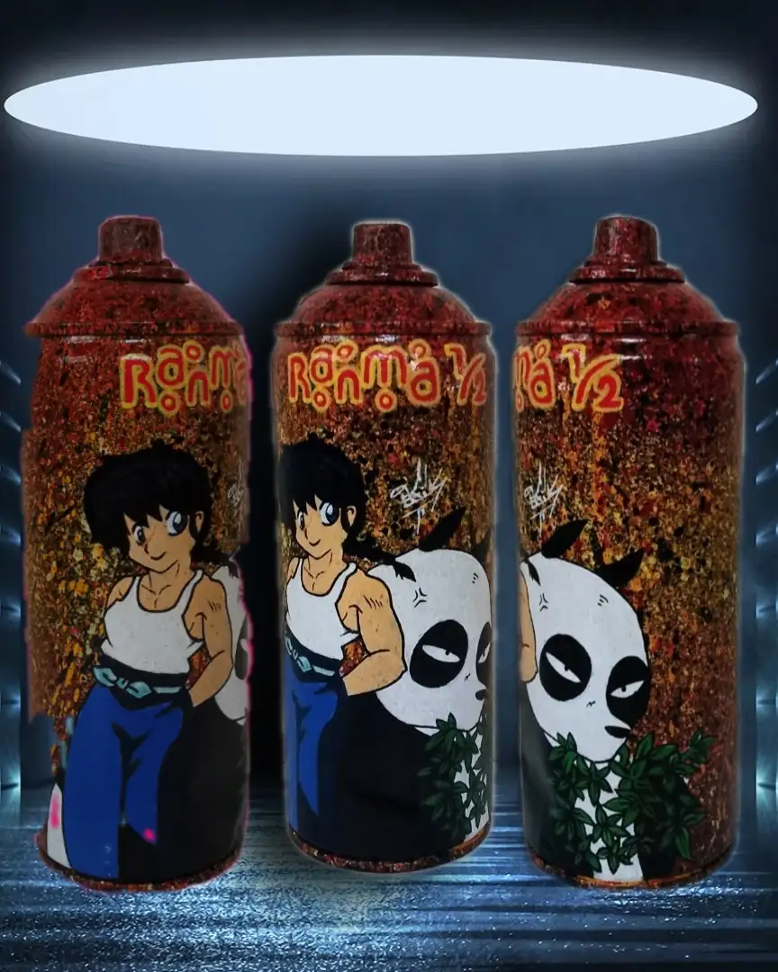 Aérosol recyclé Ranma ½ - Exemplaire unique