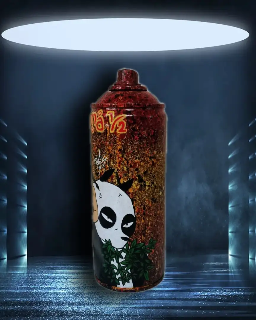 Aérosol recyclé Ranma ½ - Exemplaire unique