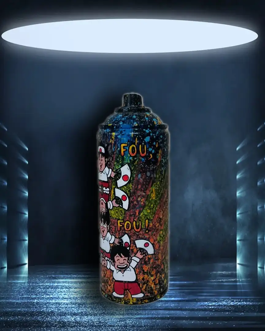 Aérosol recyclé Le collège Fou, Fou, Fou !