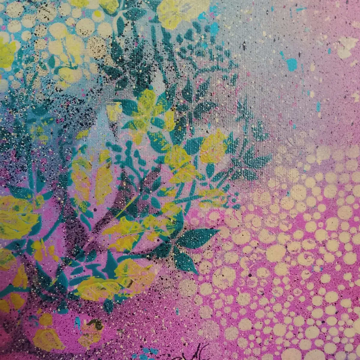 L'Insoumise, Jardin Urbain (55x75 cm) original signé