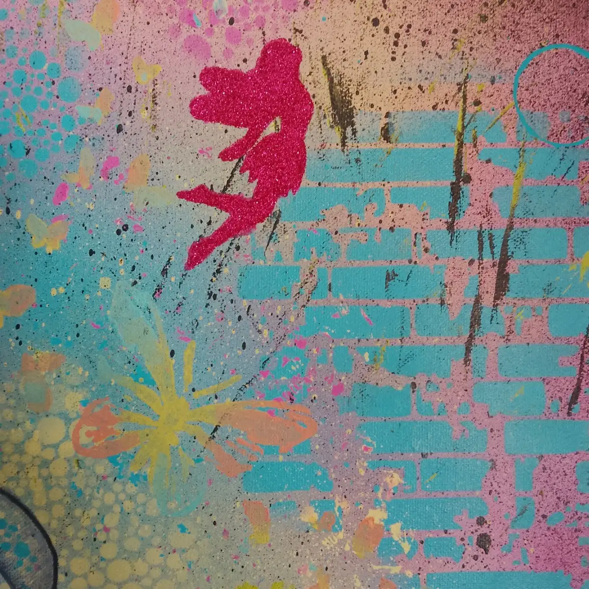 L'Insoumise, Jardin Urbain (55x75 cm) original signé