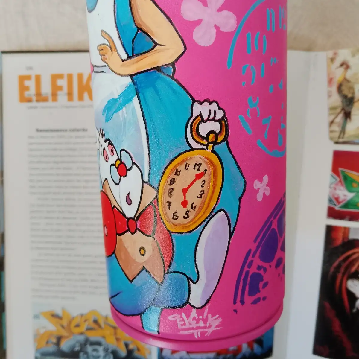MAD CAN Urban Sculpture - Alice in Wonderland - Exemplaire unique