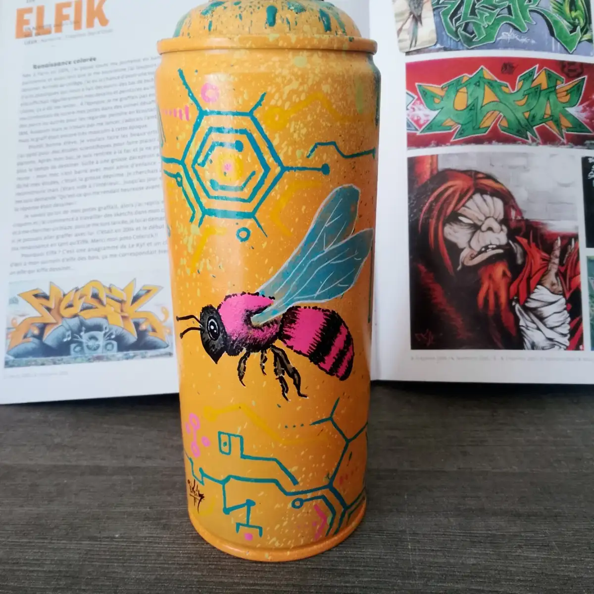MAD CAN Urban Sculpture - Little bee - Exemplaire unique
