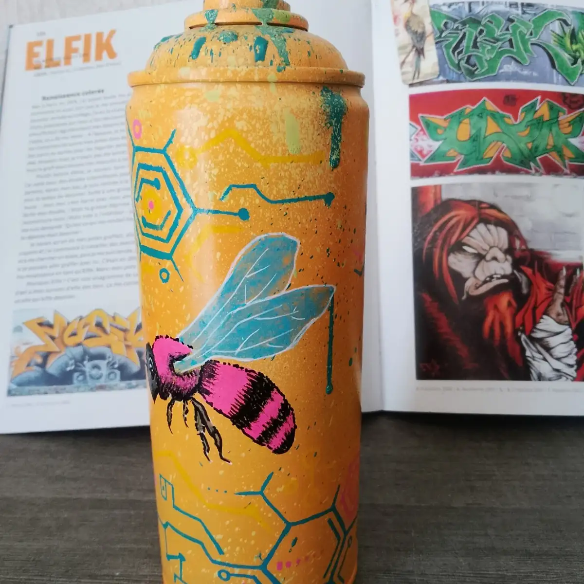MAD CAN Urban Sculpture - Little bee - Exemplaire unique