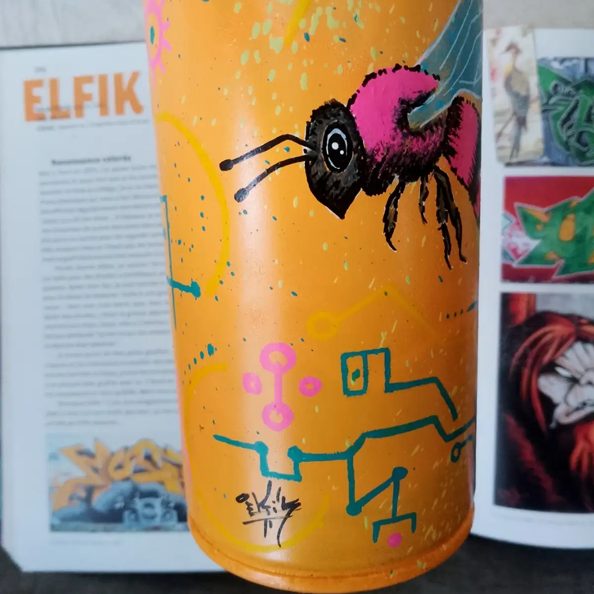 MAD CAN Urban Sculpture - Little bee - Exemplaire unique