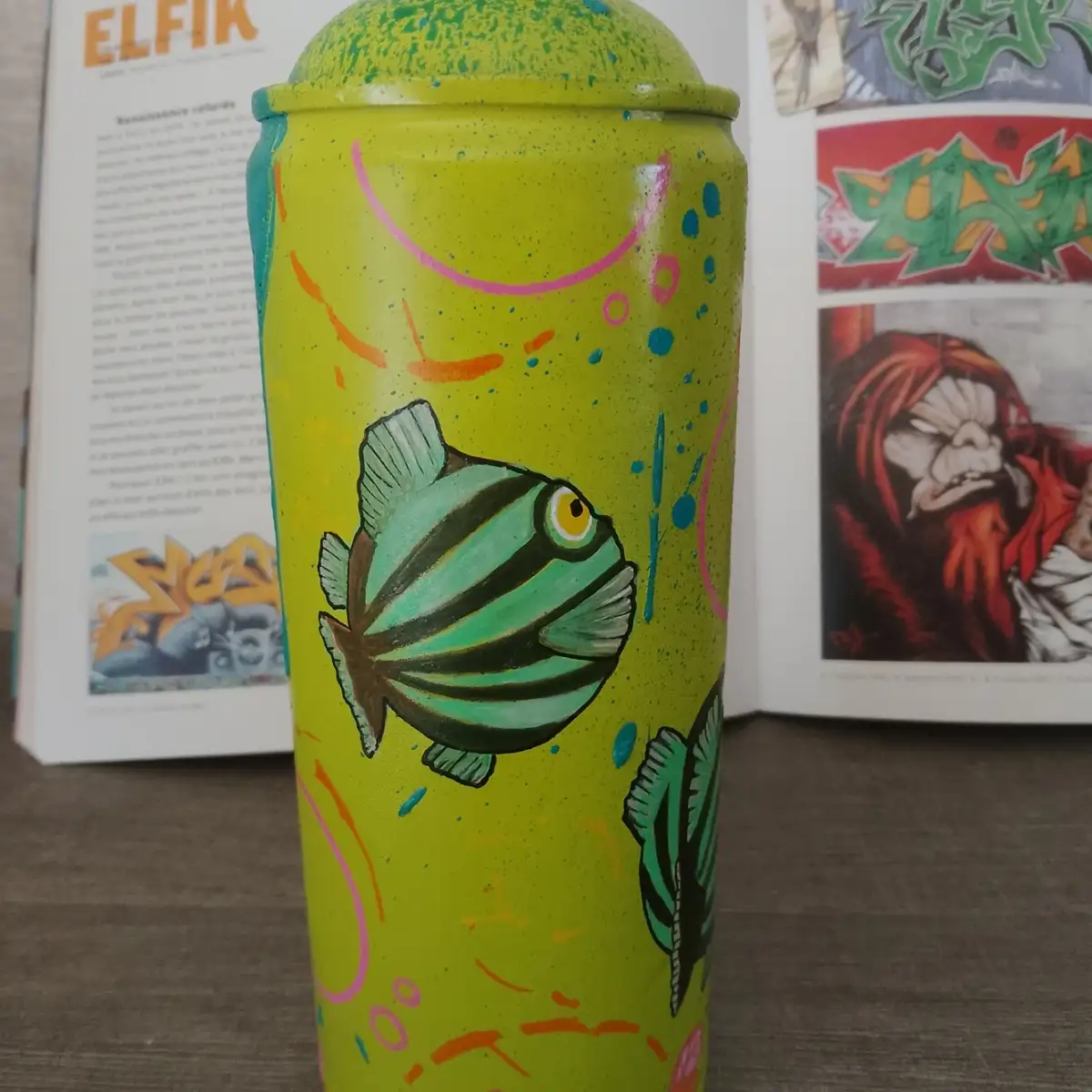 MAD CAN Urban Sculpture - Disco Carpe & Diem- Exemplaire unique