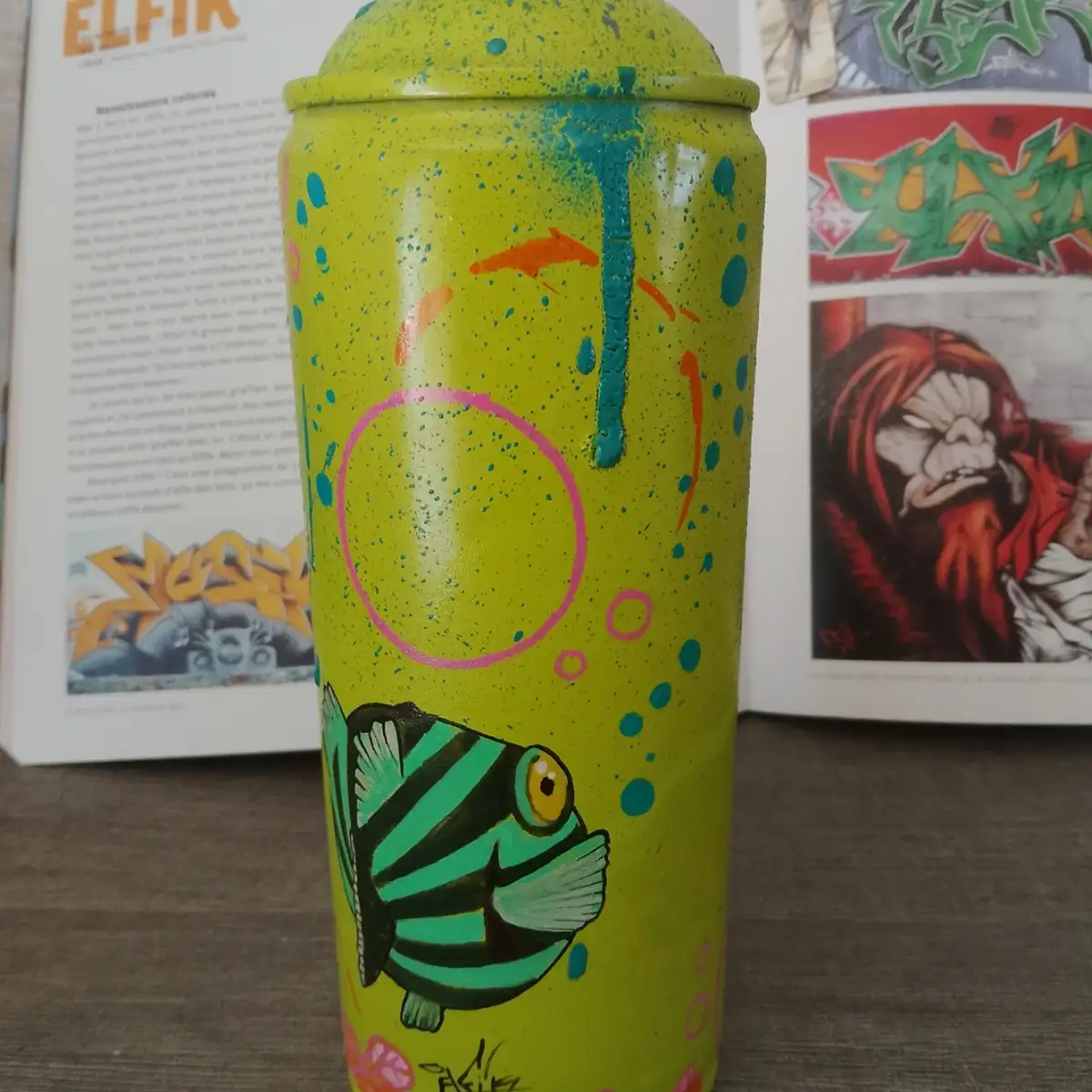 MAD CAN Urban Sculpture - Disco Carpe & Diem- Exemplaire unique