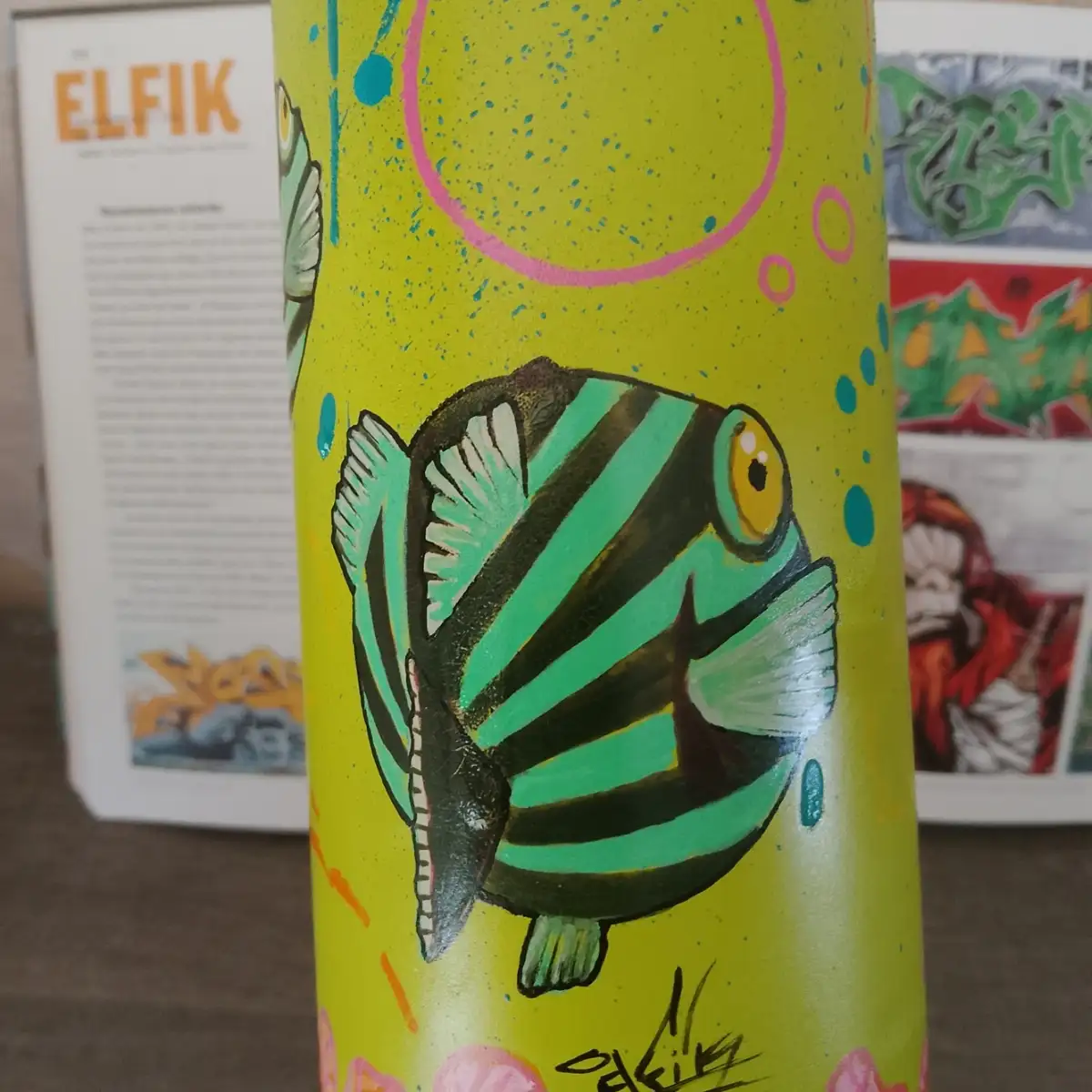 MAD CAN Urban Sculpture - Disco Carpe & Diem- Exemplaire unique