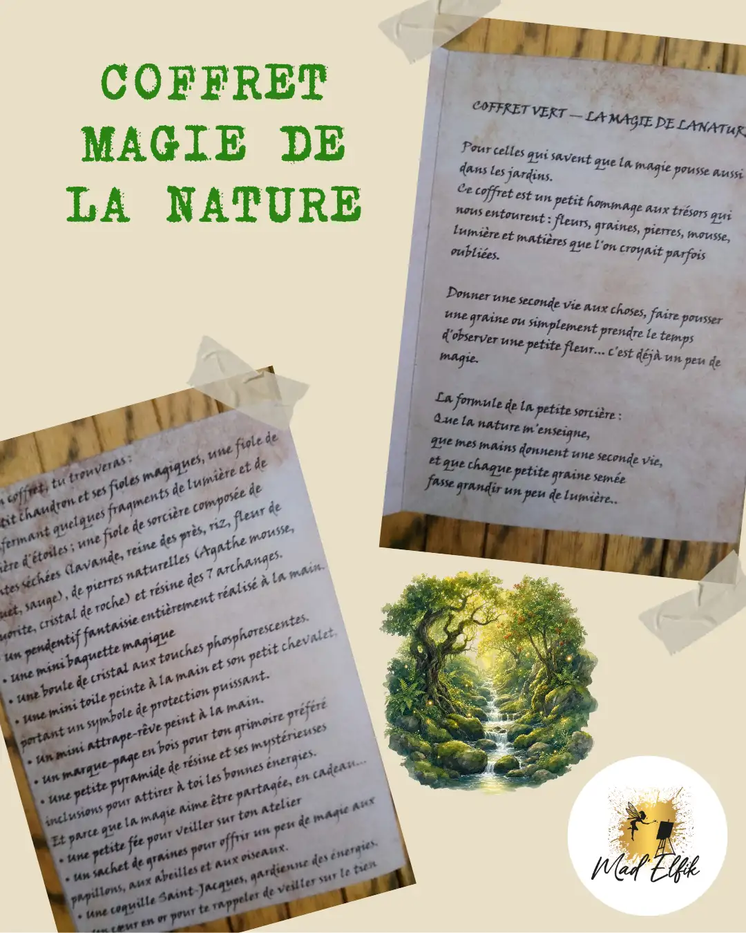 Coffret Magie de la Nature (exemplaire uique)