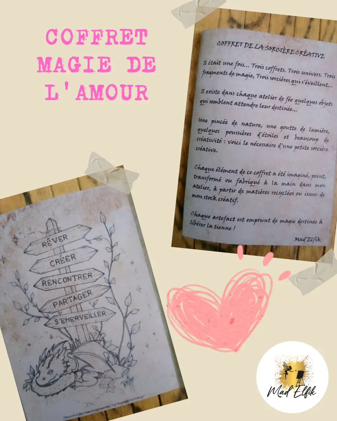 Coffret Magie de l'Amour (exemplaire uique)